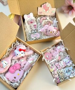 Set quà Hello Kitty tone hồng – Phụ kiện tặng bạn gái – Quà 8/3, Valentine, Sinh nhật